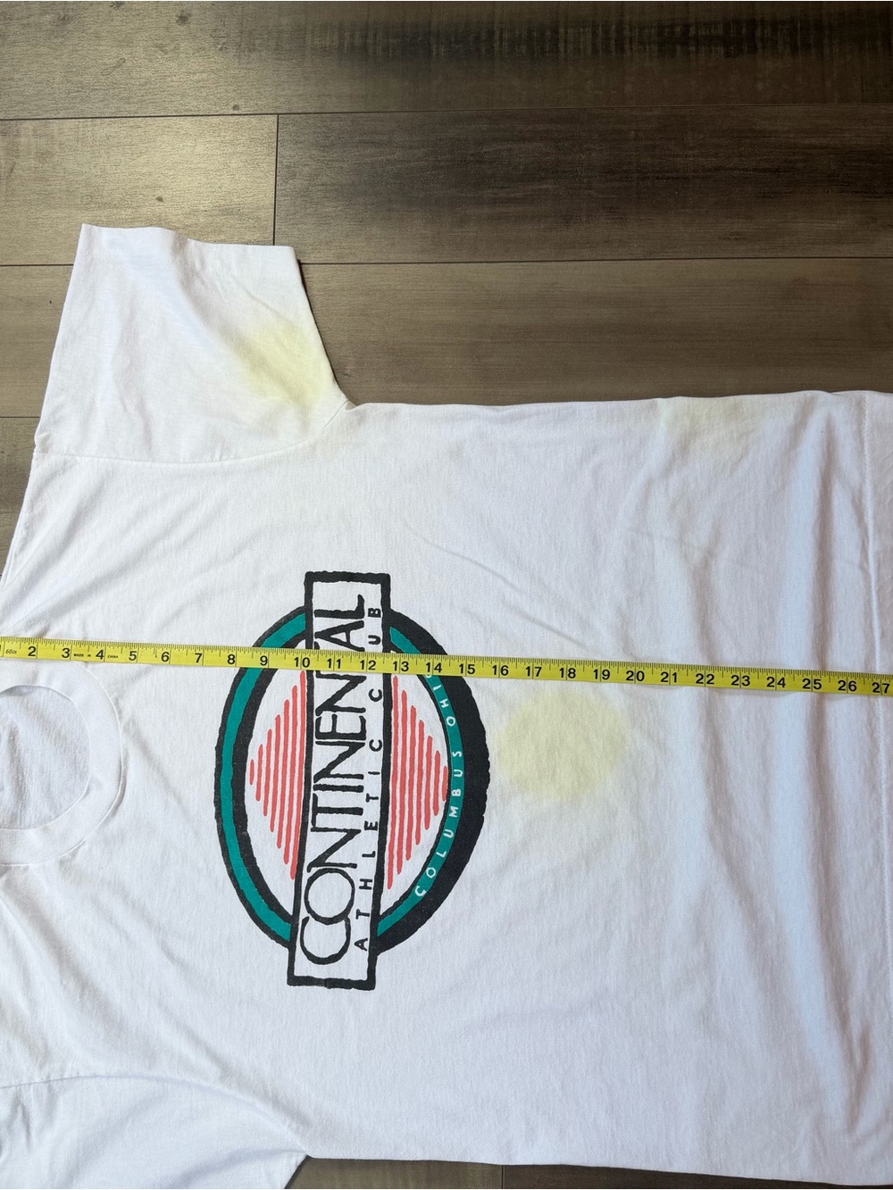 Vintage 90s Continental Athletic Club Columbus Ohio Made in USA XL Shirt - Picture 6 of 7
